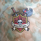 beware the fighter enamel pin