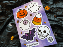Cargar imagen en el visor de la galería, spooky sticker sheet!
