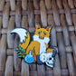 mystical fox pin