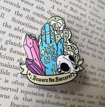 Cargar imagen en el visor de la galería, beware the sorcerer enamel pin
