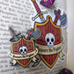 beware the fighter enamel pin