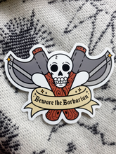 Load image into Gallery viewer, barbarian sticker!
