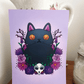 familiar kitty art print