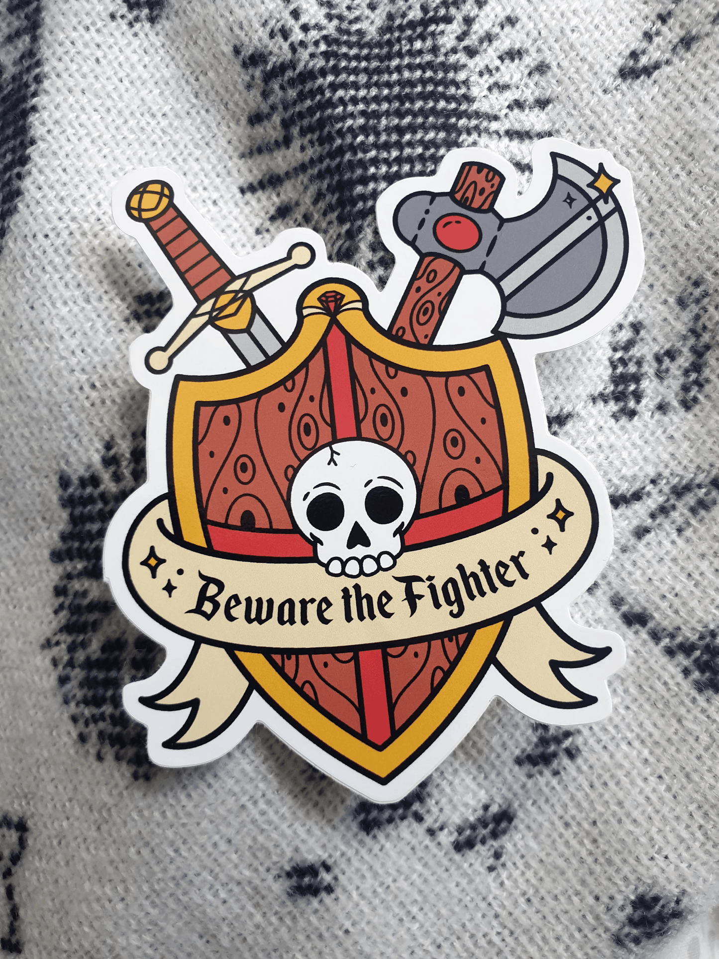 fighter sticker!