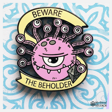 Load image into Gallery viewer, ⋆glitter⋆ behold the enamel pin!
