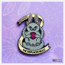 Load image into Gallery viewer, ⋆glitter⋆ displaced kitty pin
