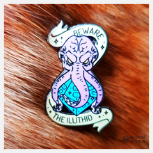 Load image into Gallery viewer, mind demon enamel pin
