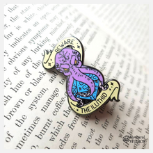 Load image into Gallery viewer, mind demon enamel pin
