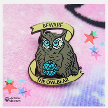 Cargar imagen en el visor de la galería, winter owlbear enamel pin
