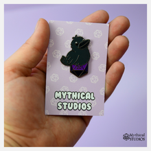 Load image into Gallery viewer, raven familiar pin
