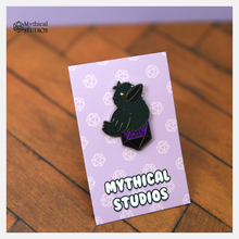 Load image into Gallery viewer, raven familiar pin
