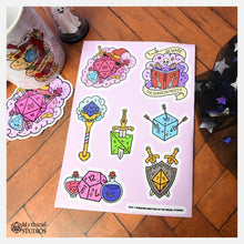 Cargar imagen en el visor de la galería, dice &amp; dungeons weapon sticker sheet
