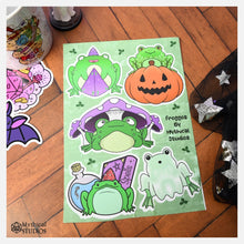 Cargar imagen en el visor de la galería, froggo sticker sheet!
