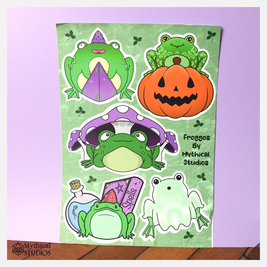 froggo sticker sheet!