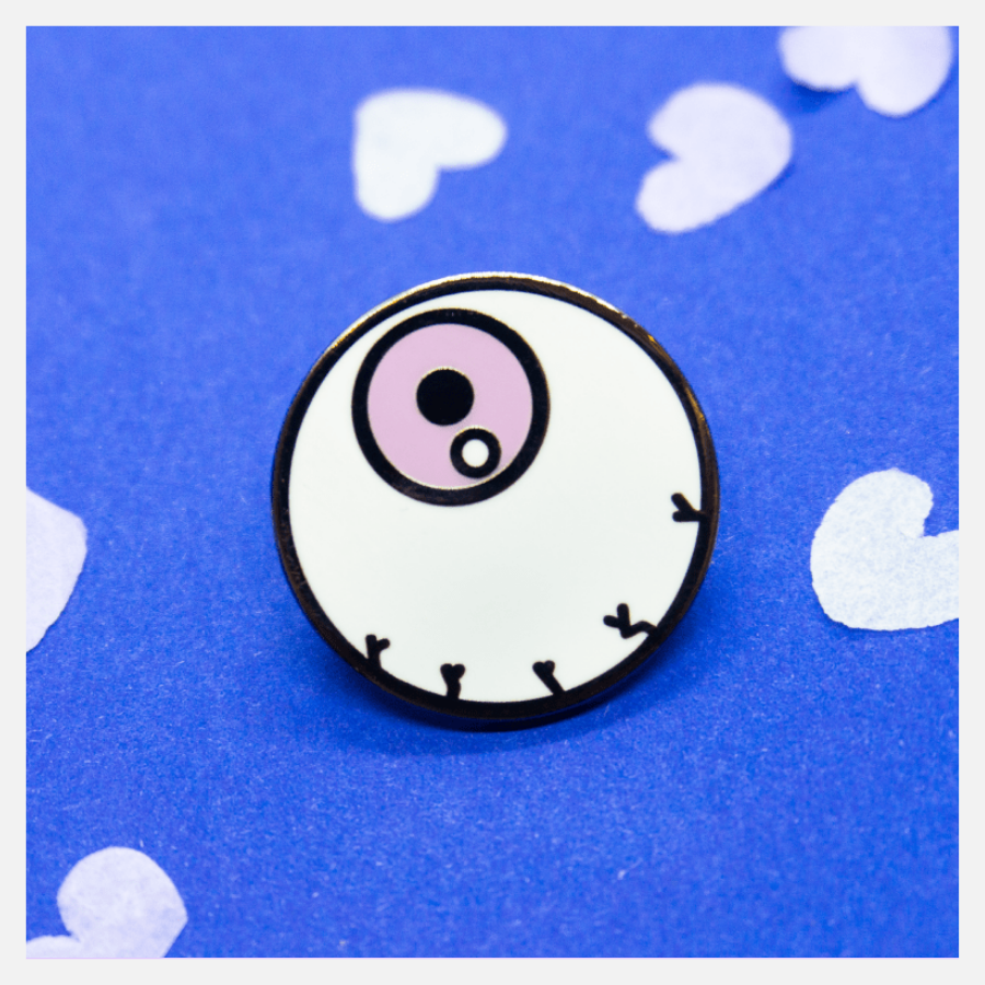 lilac eye pin