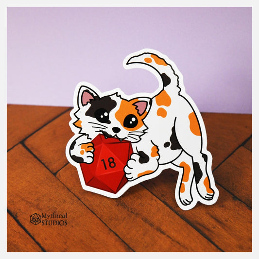 kitty familiar sticker