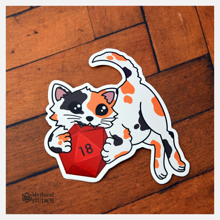 kitty familiar sticker