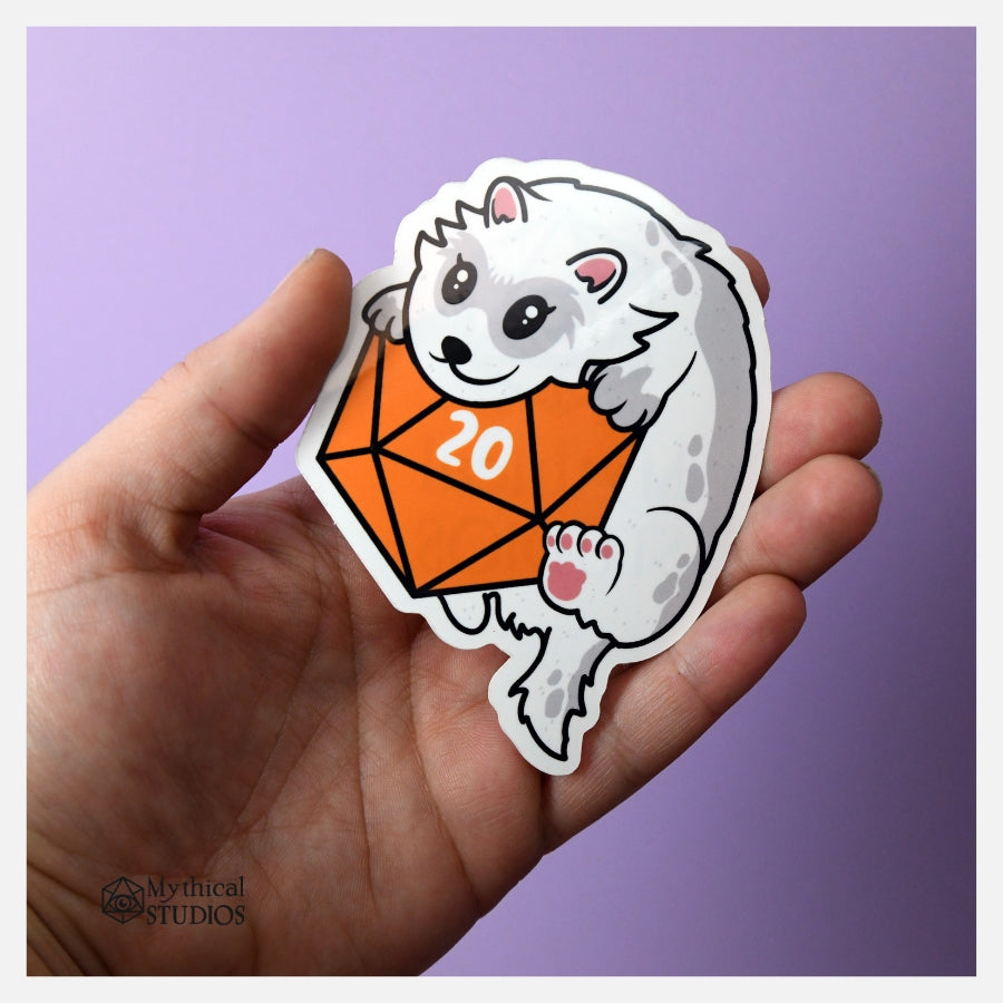 ferret familiar sticker