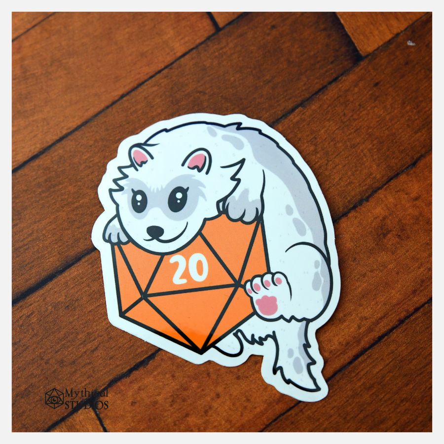 ferret familiar sticker