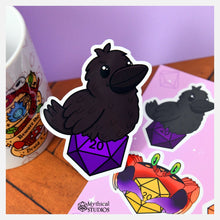 Cargar imagen en el visor de la galería, raven familiar sticker
