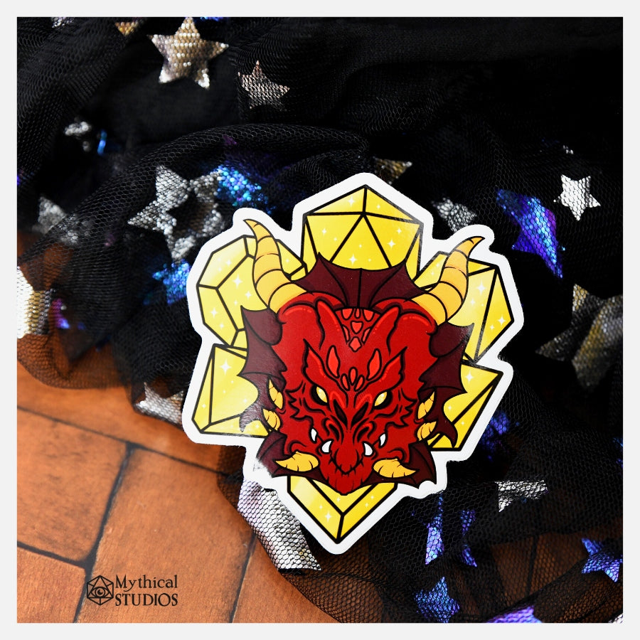 dragon head sticker