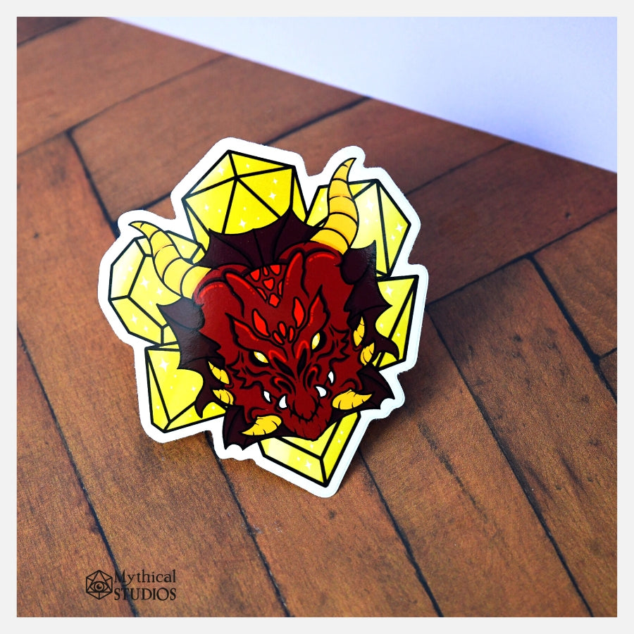 dragon head sticker