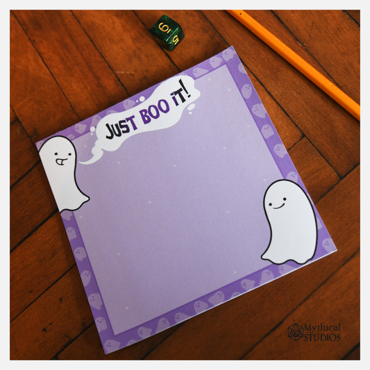 Just Boo It Ghostie Notepad