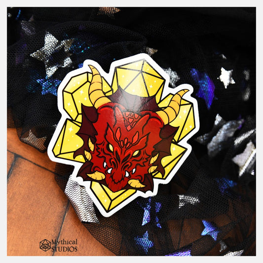 dragon head sticker