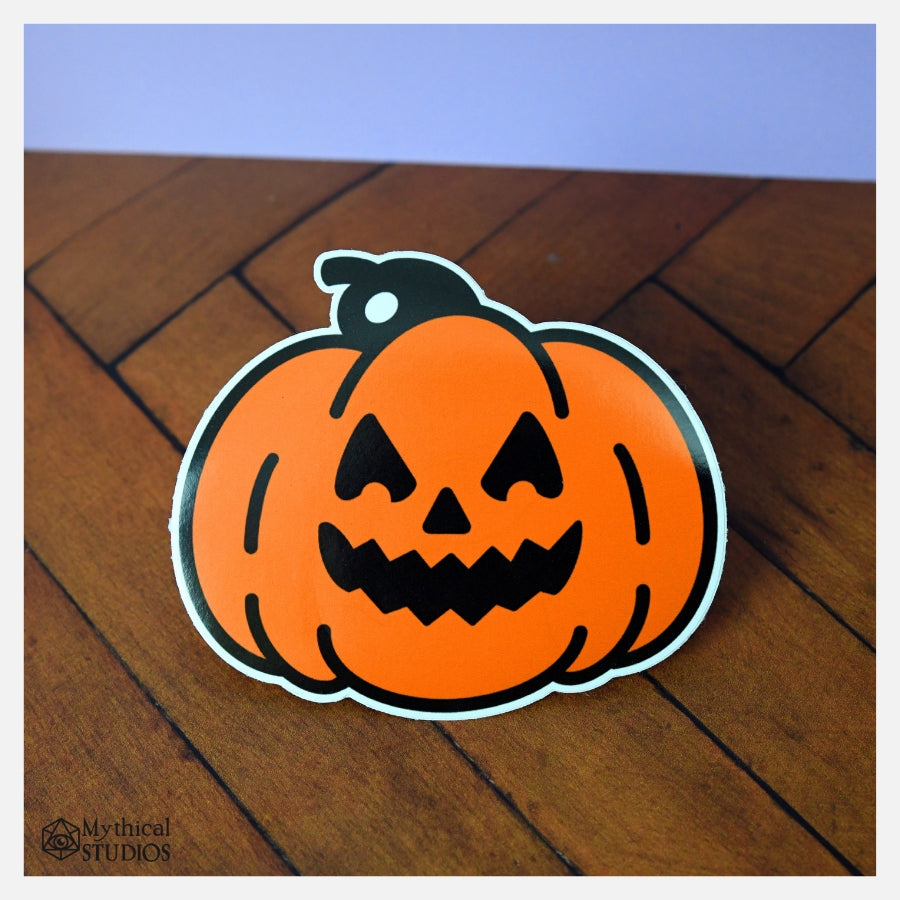 pumpkin sticker