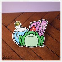 Cargar imagen en el visor de la galería, wizard frog sticker
