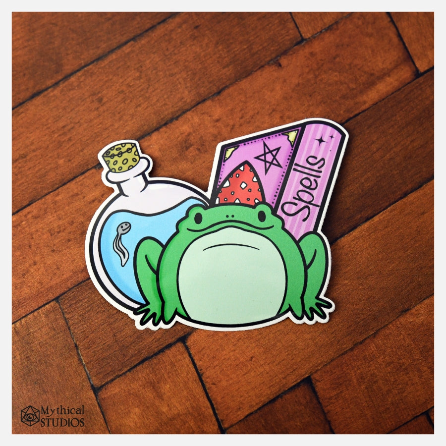 wizard frog sticker