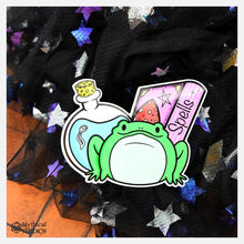 Cargar imagen en el visor de la galería, wizard frog sticker
