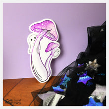 Cargar imagen en el visor de la galería, ghostie mushrooms sticker
