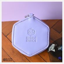 Load image into Gallery viewer, purple dice ita coin purse!
