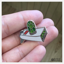 Load image into Gallery viewer, gun enamel pin!
