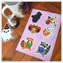 Cargar imagen en el visor de la galería, familiar creatures sticker sheet!
